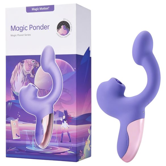 Magic Motion Magic Ponder - 2in1 vibrators ar klitora stimulatoru violets