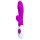 Pretty Love Snappy - ūdensnecaurlaidīgs G-punkta vibrators ar klitora stimulatoru (violets)
