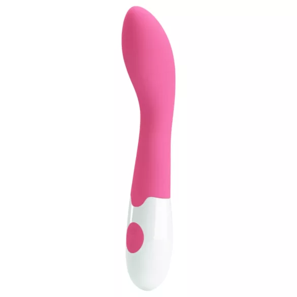 Pretty Love Bishop - ūdensizturīgs G-punkta vibrators rozā-balts