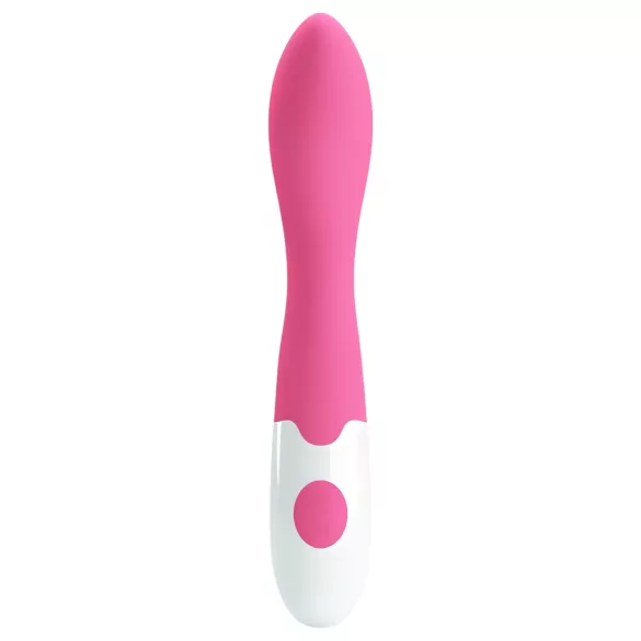 Pretty Love Bishop - ūdensizturīgs G-punkta vibrators rozā-balts