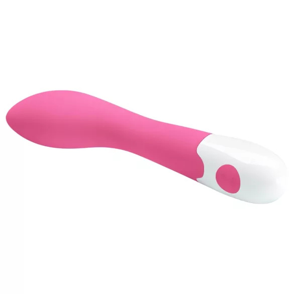 Pretty Love Bishop - ūdensizturīgs G-punkta vibrators rozā-balts