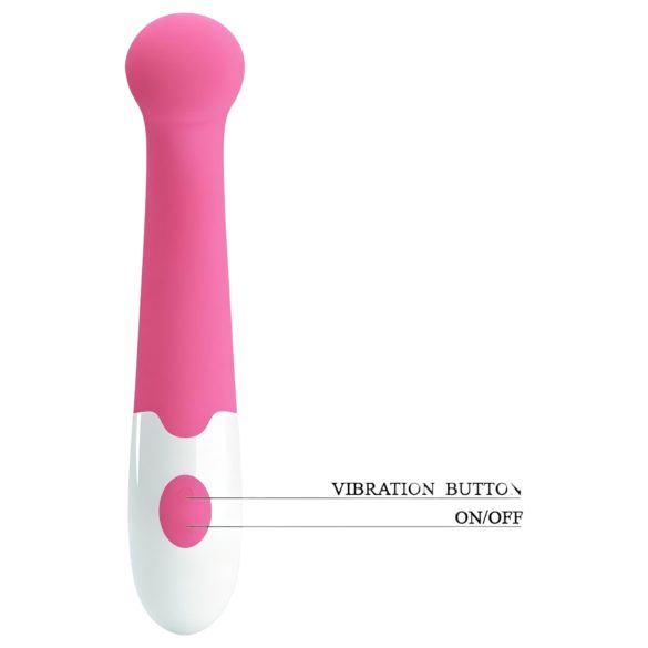 Pretty Love Charles - G-punkta vibrators ūdensizturīgs rozā