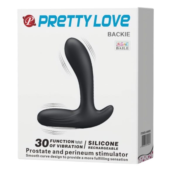Pretty Love Backie - prostatas vibrators melns