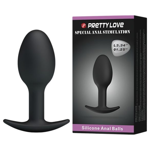Pretty Love - anālais dildo melns