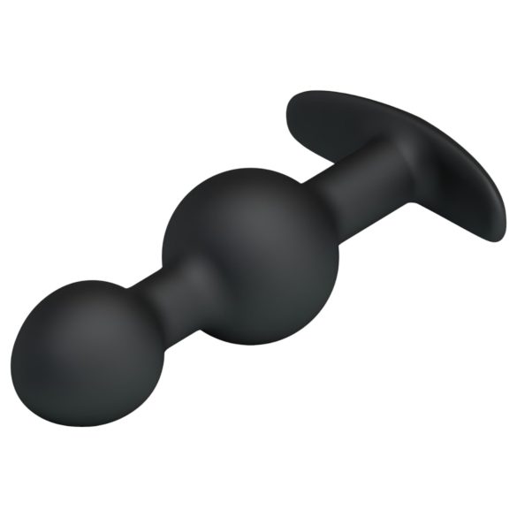 Pretty Love - anālais dildo ar iekšējo lodīti melns