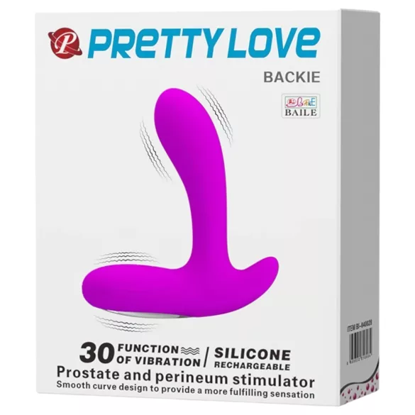 Pretty Love Backie - prostatas vibrators rozā