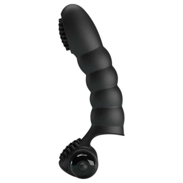 Pretty Love Alexander - stimulējošs pirkstvibrators (melns)