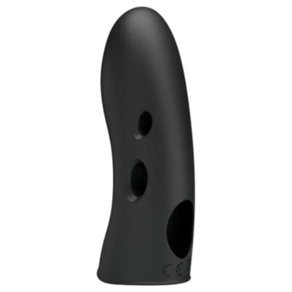 Pretty Love Marico - pirkstu vibrators ar elektro stimulāciju melns