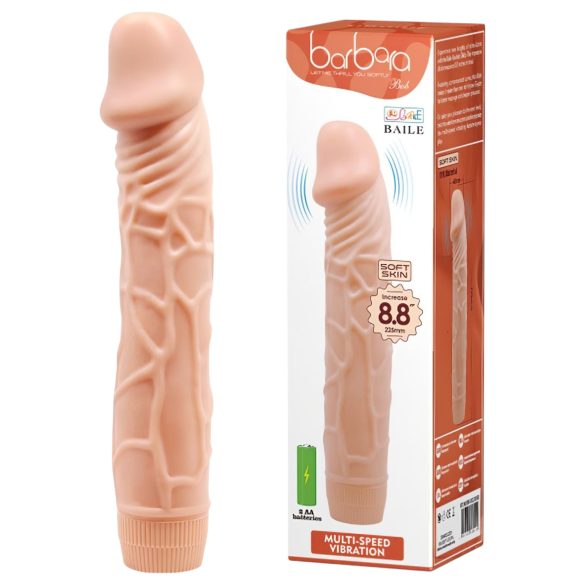 Baile Barbara - dabīgais reālistiskais vibrators - 22,5 cm