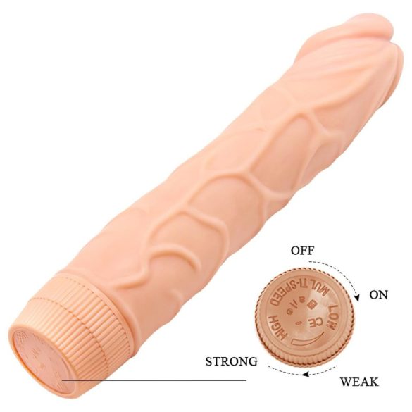 Baile Barbara - realistisks vibrators 22,5 cm miesas krāsā