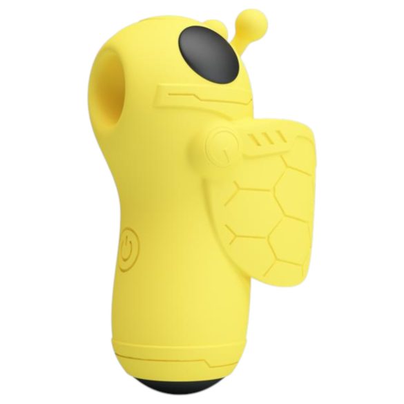 Pretty Love Magic Bee - klitora stimulators, pirksta vibrators (dzeltena)