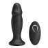MR. PLAY - anālais vibrators ar akumulatoru un tālvadību melns