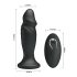 MR. PLAY - bezvadu anālais vibrators ar akumulatoru (melns)