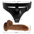 Pretty Love strap-ons ar universālu dildo 17 cm melns