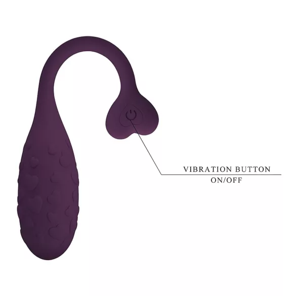 Pretty Love Fisherman - gudra vibrējošā olšūna (violeta)