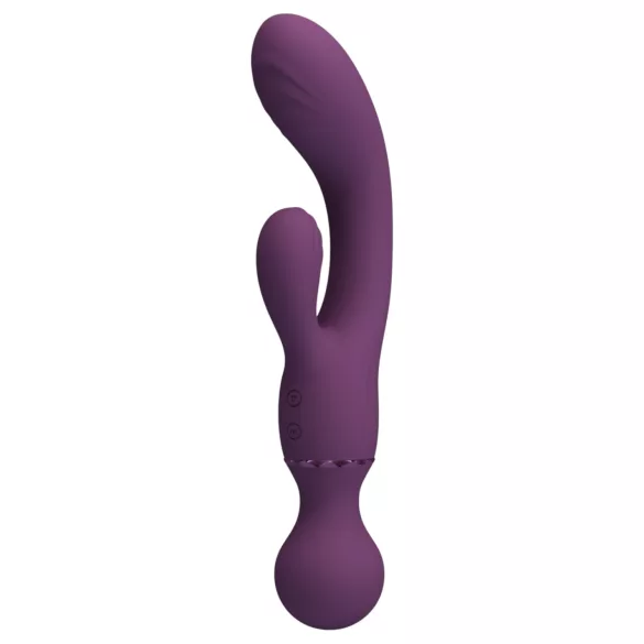 Pretty Love All Rounder - divgalvu G‑punkta un klitora vibrators (violets)