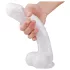 Sex HD Martin - reālistisks dildo ar sēkliniekiem un piesūcekni balts