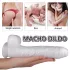 Sex HD Martin - reālistisks dildo ar sēkliniekiem un piesūcekni balts