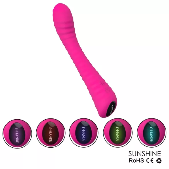 Sex HD Sunshine - vibrators G-punkta stimulācijai, uzlādējams, rozā