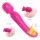 Sex HD Iris - vibrators ar sildošu efektu un 2 motoriem rozā