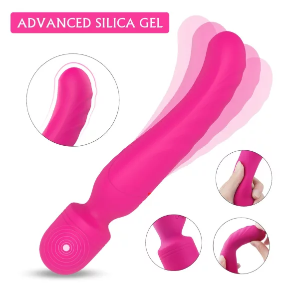 Sex HD Iris - vibrators ar sildošu efektu un 2 motoriem rozā