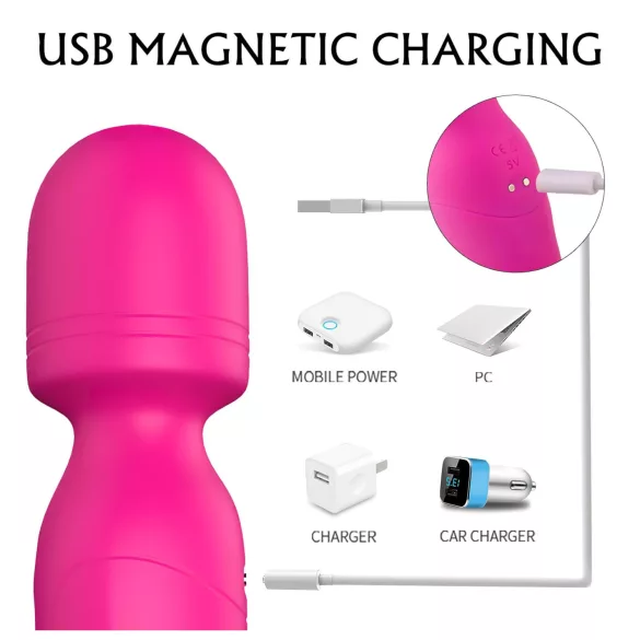 Sex HD Iris - vibrators ar sildošu efektu un 2 motoriem rozā