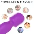 Sex HD Iris - vibrator ar 2 motoriem, sildošs masāžas efekts, violets