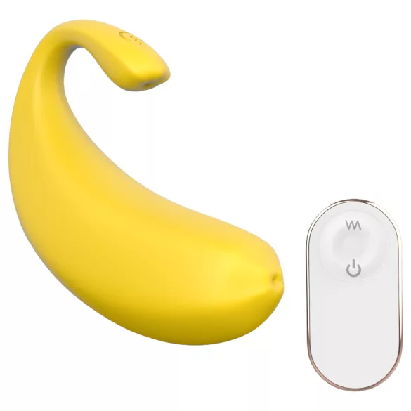 Sex HD - lietotnes vadāma vibrējoša ola (dzeltena)