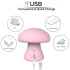 Magic Mushroom - uzlādējams sejas masieris (rozā)