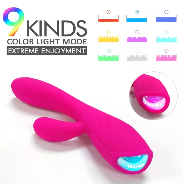 Sex HD Muses - ūdensizturīgs uzlādējams sildošais vibrators rozā