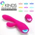 Sex HD Muses - ūdensizturīgs uzlādējams sildošais vibrators rozā