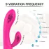 Sex HD Muses - ūdensizturīgs uzlādējams sildošais vibrators rozā