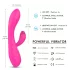 Sex HD Muses - ūdensizturīgs uzlādējams sildošais vibrators rozā