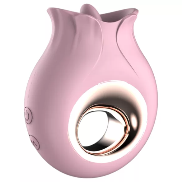 Sex HD klitora stimulators French Kiss ar vibrāciju rozā