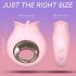 Sex HD Franču skūpsts - laizītājs vibrators (rozā)