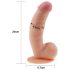Lovetoy Ultra Soft - elastīgs, reālistisks dildo - 21,5cm (dabīgs)