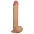 Lovetoy dildo ar piesūcekni realistisks 25cm gaišs