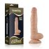 Lovetoy Real Extreme - piesūcekņa dildo 21cm bēšs