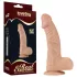 Lovetoy Real Extreme - dildo ar piesūcekni - 23 cm (naturāls)
