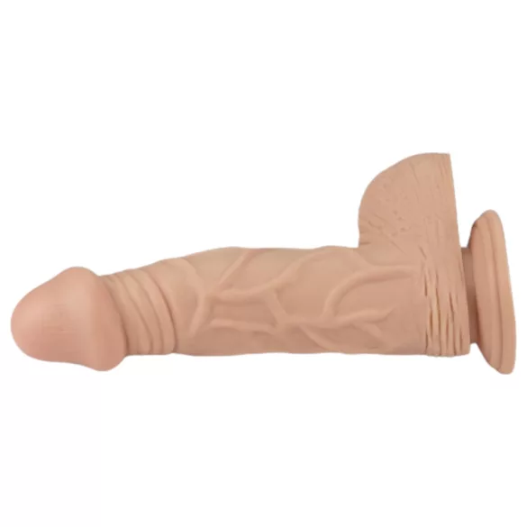 Lovetoy Real Extreme - dildo ar piesūcekni - 23 cm (naturāls)