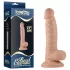 Real Extreme - piesūcekni, sēkliniekiem un G‑punkta stimulāciju aprīkots dildo - 19 cm (dabīgs)