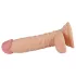 Real Extreme - piesūcekni, sēkliniekiem un G‑punkta stimulāciju aprīkots dildo - 19 cm (dabīgs)