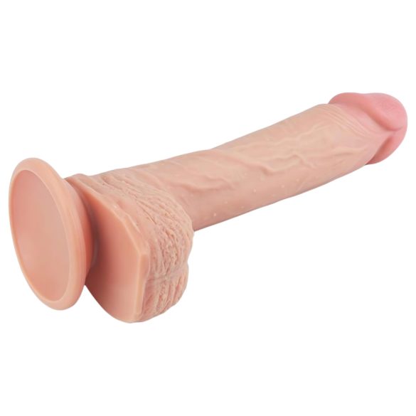 Lovetoy dildo ar piesūcekni, realistisks, 21 cm, miesas krāsas