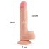 Lovetoy Nature Cock - dabīgs 21cm dildo ar piesūcekni