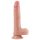 Lovetoy Dabisks Klikšķis - divkāršs reālistisks dildo - 20cm (dabīgs)
