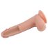 Lovetoy Dabisks Klikšķis - divkāršs reālistisks dildo - 20cm (dabīgs)