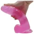 Lovetoy dildo ar piesūcekni jelly materiāls 20 cm rozā
