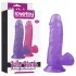 Lovetoy dildo ar piesūcekni 15cm violets