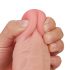 Lovetoy Sliding-Skin - dubultslāņa dildo - 23cm (dabisks)