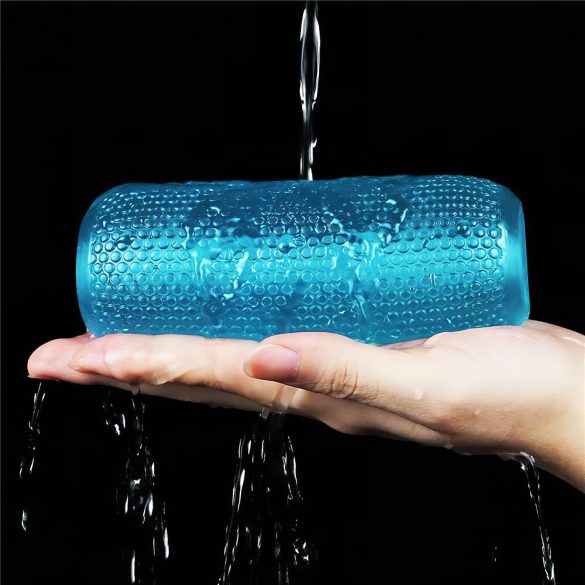 Lovetoy masturbators divpusējs rievots masturbators zils